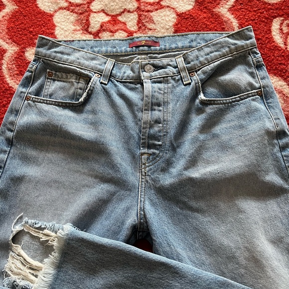 Seven For All Mankind Distressed Jeans - Picture 4 of 6